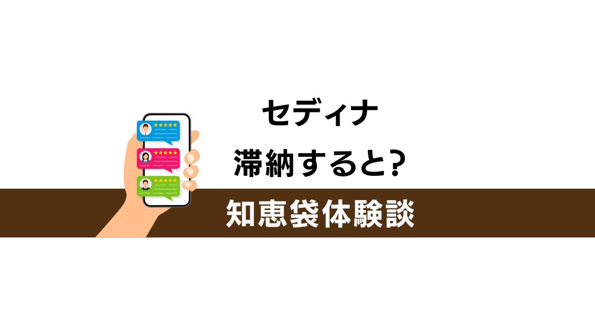 セディナ滞納 知恵袋
